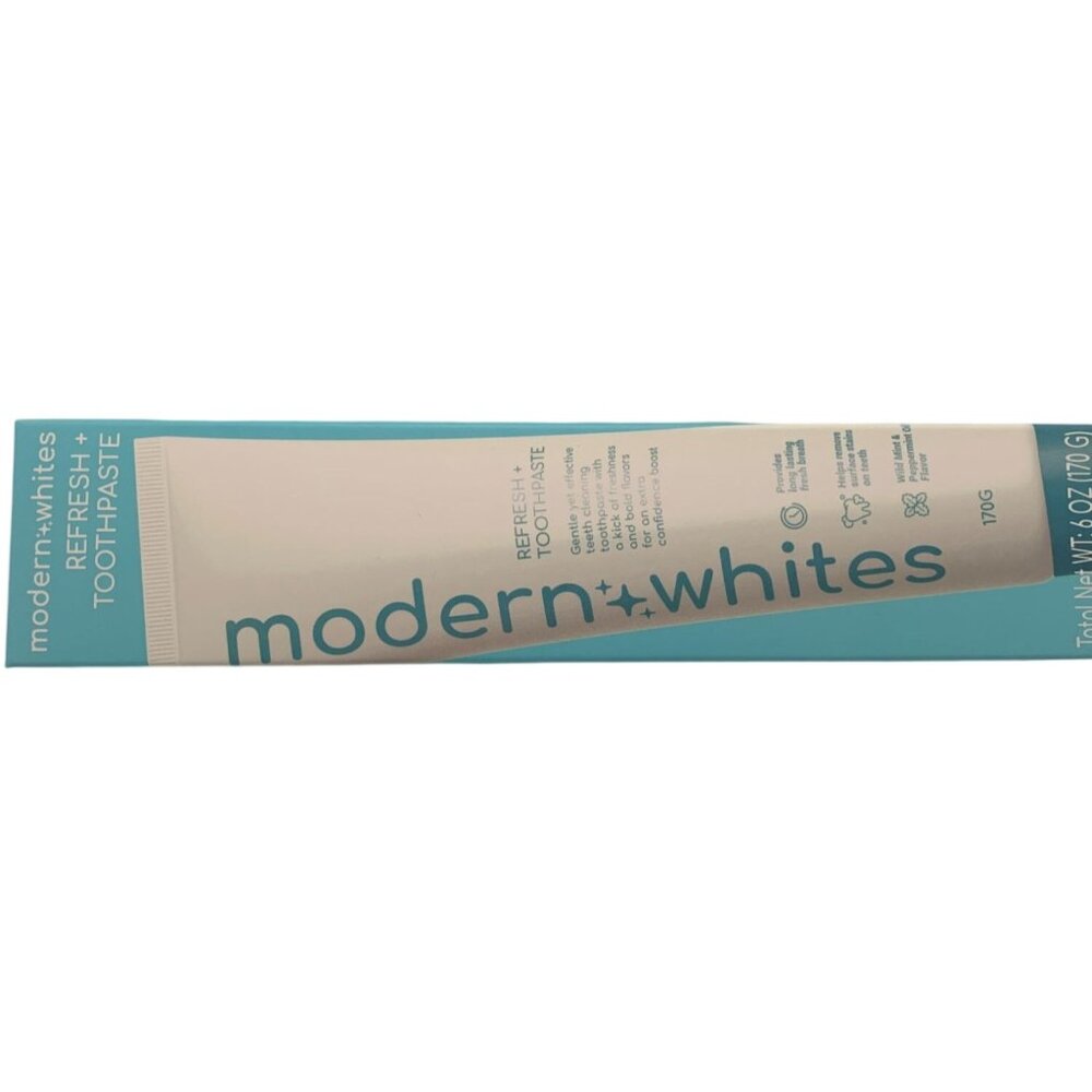Modern+Whites Refresh+ Toothpaste Gentle Teeth Cleaning 6 Oz (170 G) Fluoride-Fr